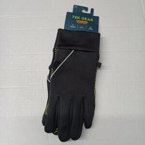 Tek Gear WarmTek Pocket Men's Gloves Touchscreen Compatible S/M Reflective NWT‎